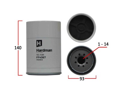 FF4367(20998367  FS19735  BF1366  WK940/26  PSD260  SFC7103-30)