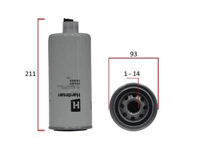 FF4357（3406889   P551103   FS1003   BF1293-SPS   FLP502）